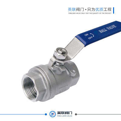 Two type of thread ball valve manually